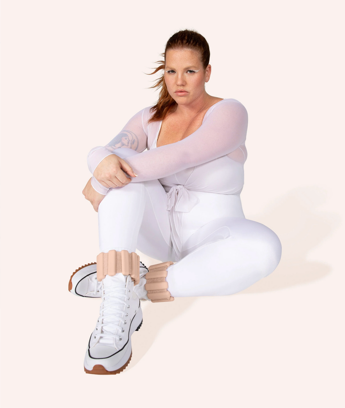 Bracelets poids portatifs 2 lb - beige