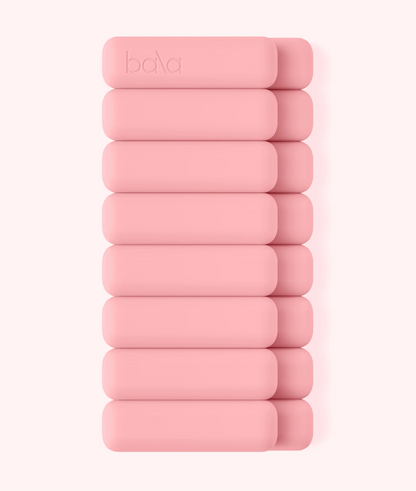 Bracelets poids portatifs 2 lb - blush
