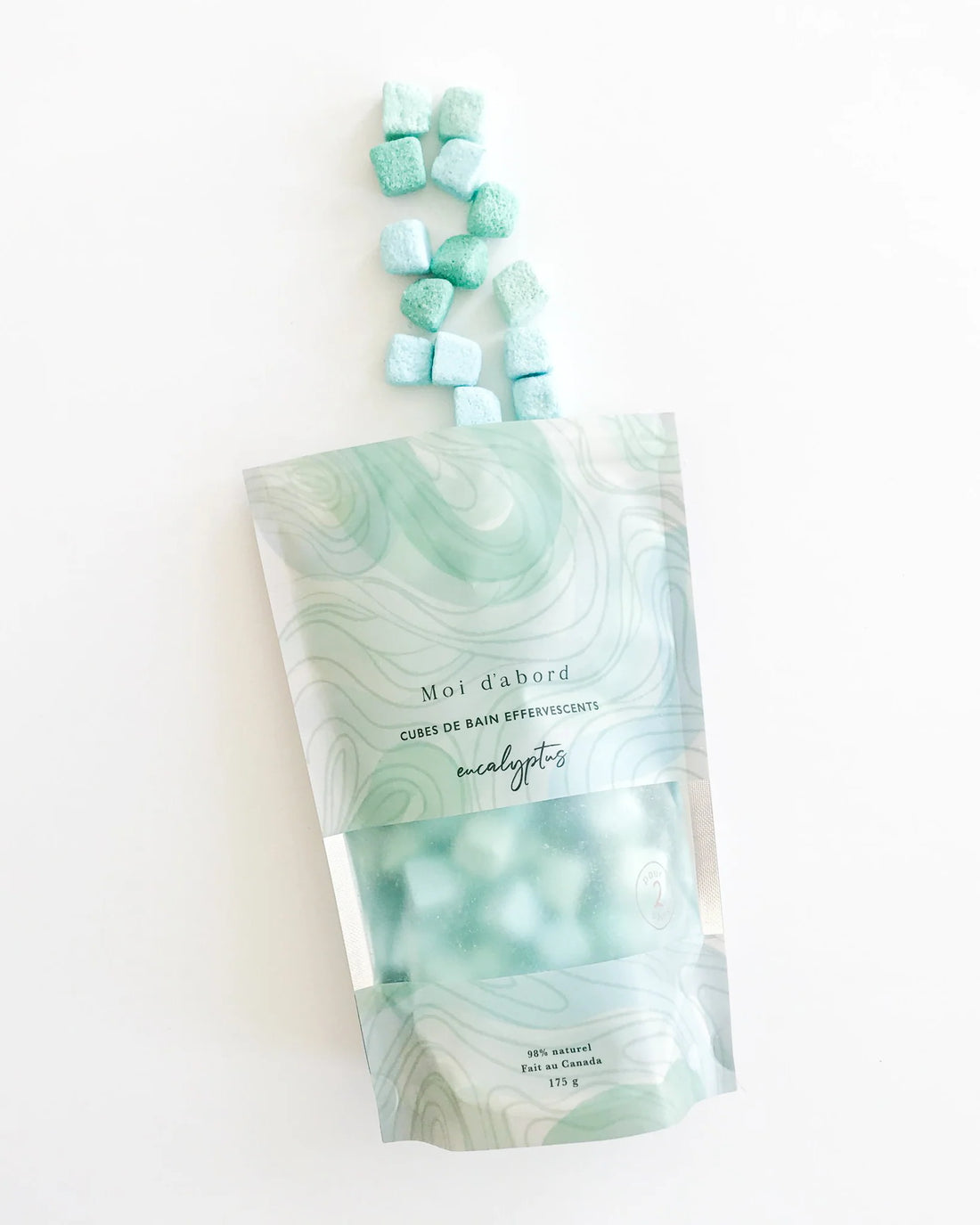 Cubes de bain efferverscents - eucalyptus